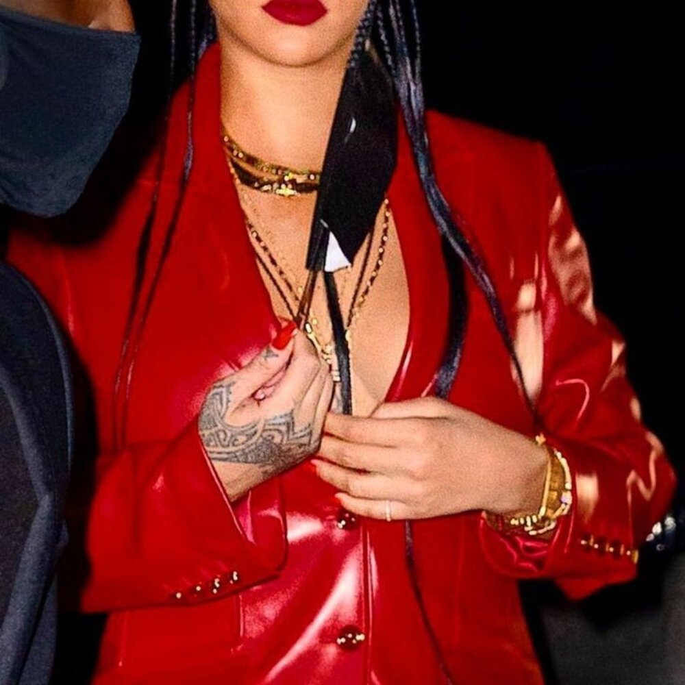 Gucci Lambskin Leather Jacket Red Hue of the House